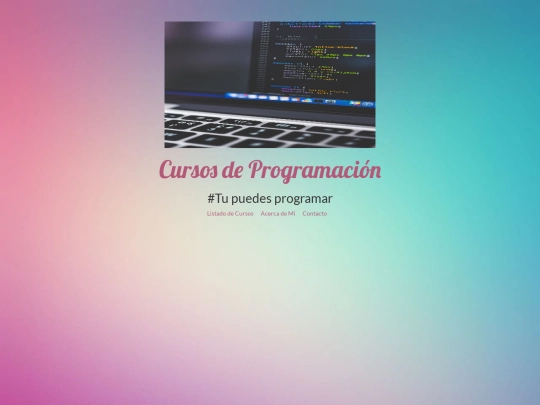 cursos de programación screenshot