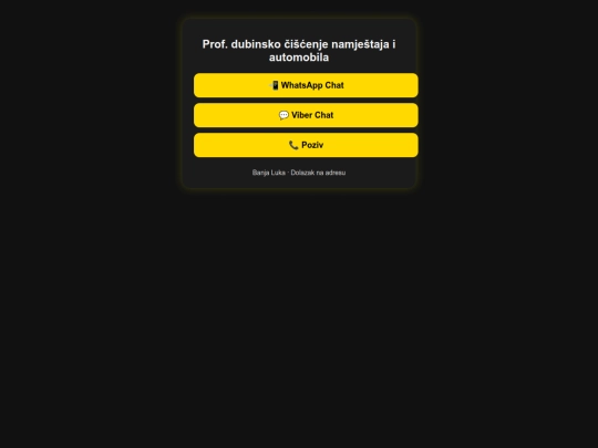 dubinsko_ciscenje_contact_page screenshot
