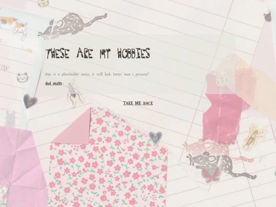 html/hobbies screenshot