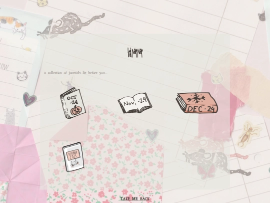 html/journal screenshot