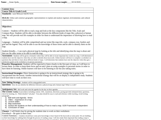 Lesson plan - Lit Strategy screenshot