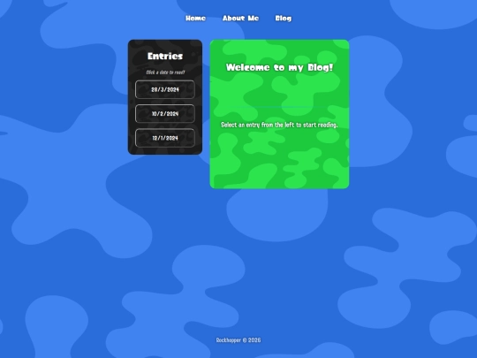 blog screenshot