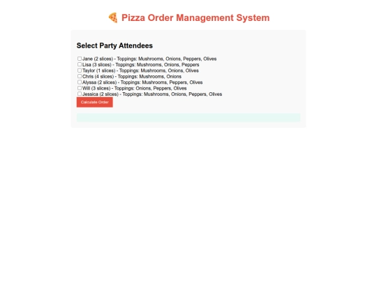 pizza_order screenshot