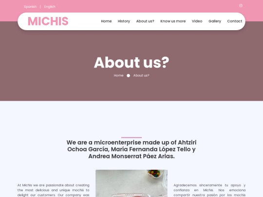 michis/about screenshot