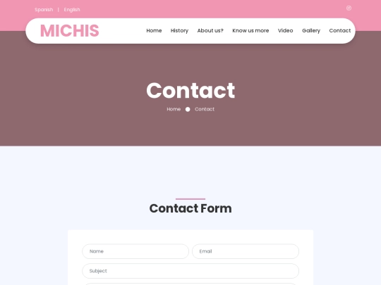 michis/contact screenshot