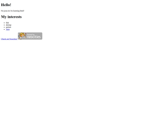index screenshot