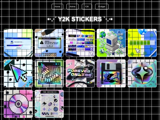 y2kstickers screenshot