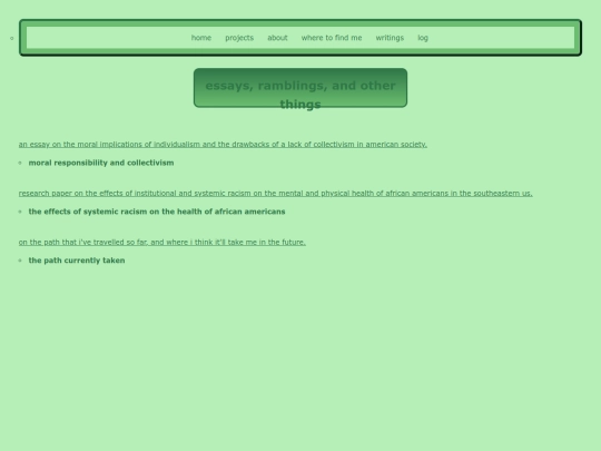 blog screenshot