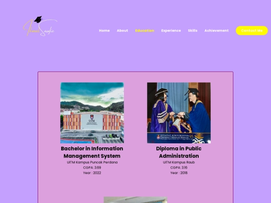 education screenshot