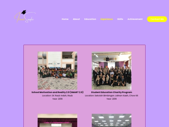 experience screenshot