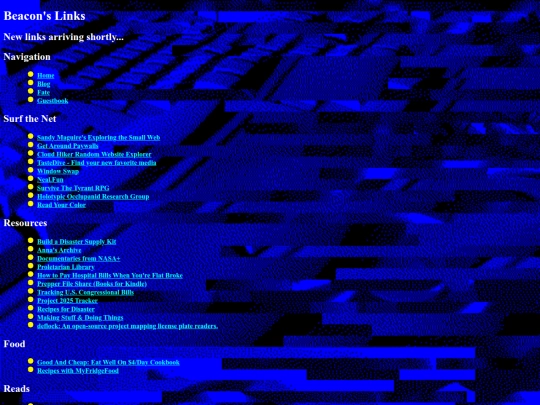 links screenshot