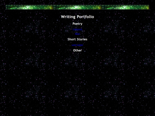 WritingPortfolio screenshot