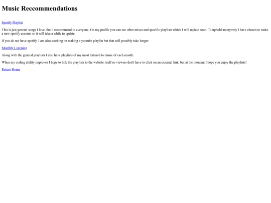Music_Recs screenshot