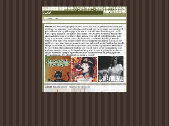 diary screenshot