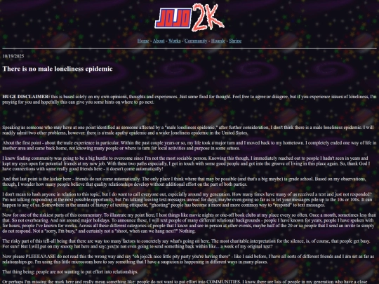 posts-male screenshot