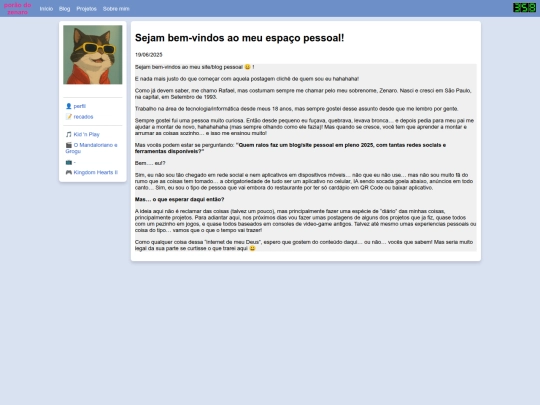 blog/posts/2025/06/19/sejam-bem-vindos-ao-meu-espaco-pessoal screenshot