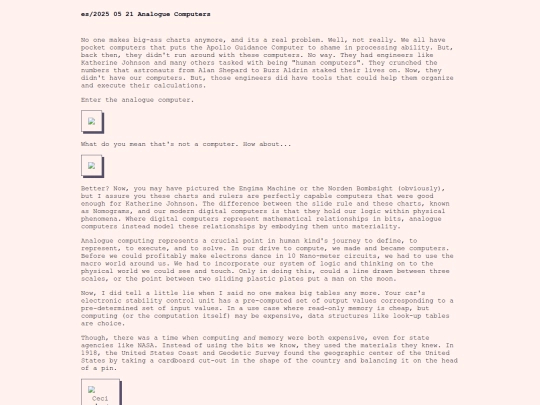 articles/2025-05-21-Analogue-Computers screenshot