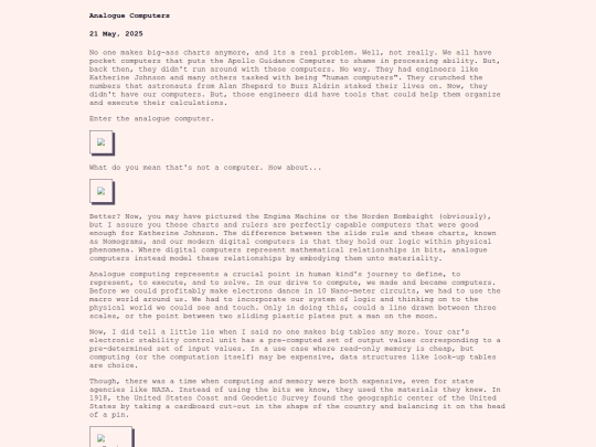 posts/2025-05-21-Analogue-Computers screenshot