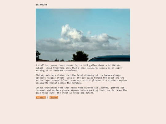 posts/rainhorse screenshot