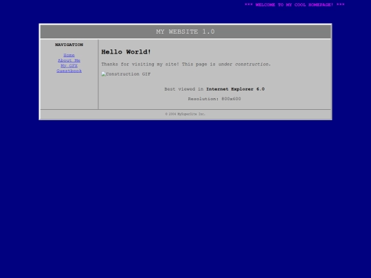 index screenshot