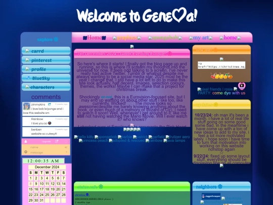 blog screenshot