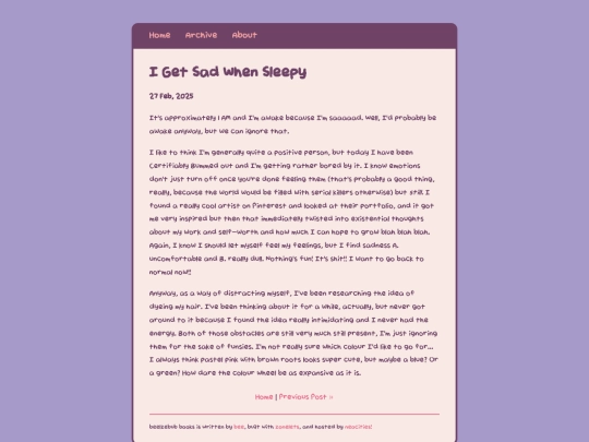 posts/2025-02-27-I-Get-Sad-When-Sleepy screenshot