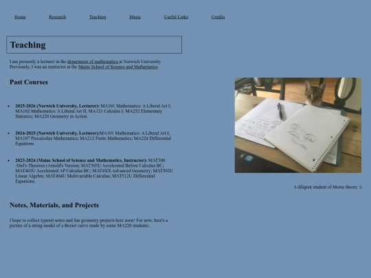 Teaching/main screenshot