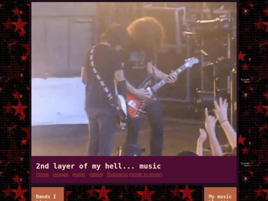 musicpage screenshot