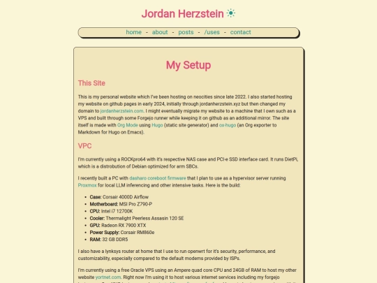 mysetup screenshot