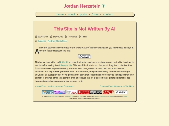 posts/notbyai screenshot