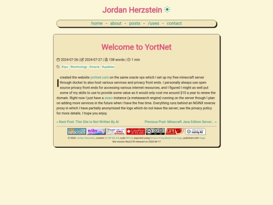 posts/welcome_to_yortnet screenshot