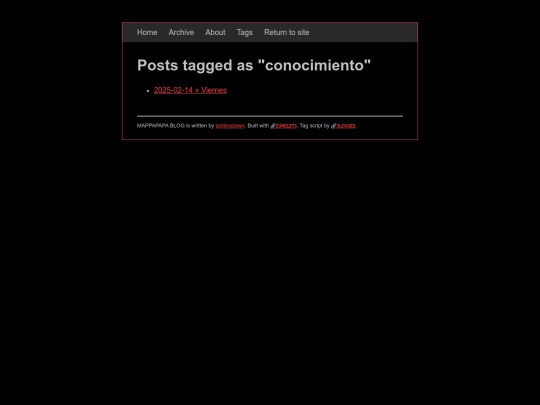 blog/tags/conocimiento screenshot