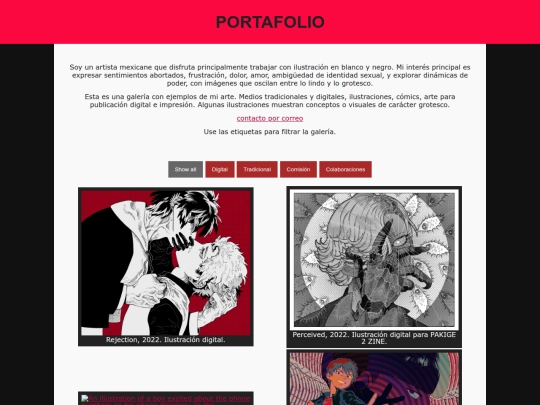 comm/portfolio screenshot