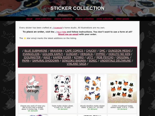comm/stickercolle screenshot