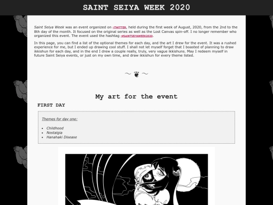 event/saintseiyaweek2020 screenshot