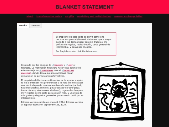 texto/blanket screenshot