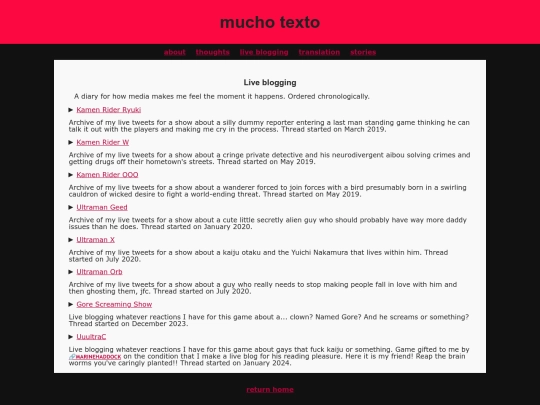 texto/liveb screenshot