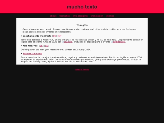 texto/thots screenshot