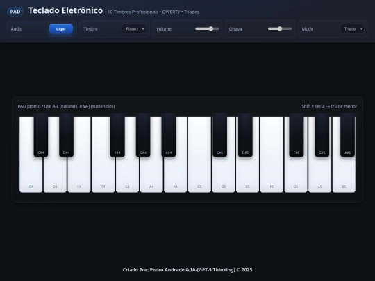 Meus_projetos/pad_teclado_eletronico screenshot