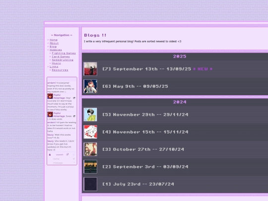 blog screenshot