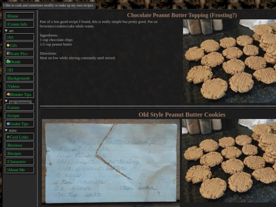 recipes screenshot
