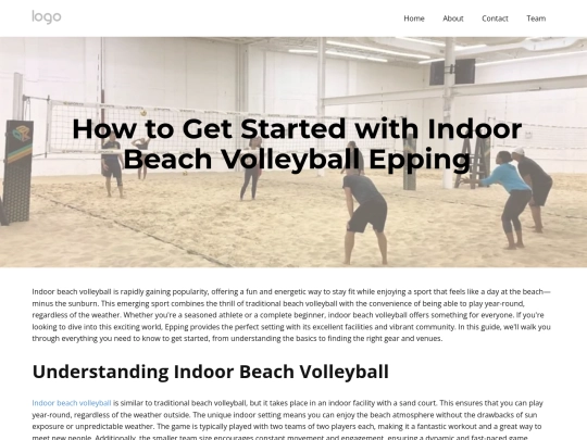 indoor-beach-volleyball-epping screenshot