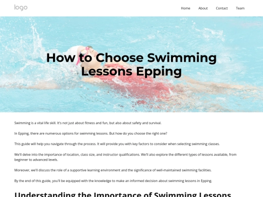 swimming-lessons-epping screenshot