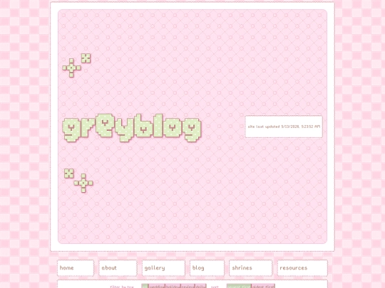 blog screenshot
