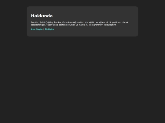 hakkinda screenshot