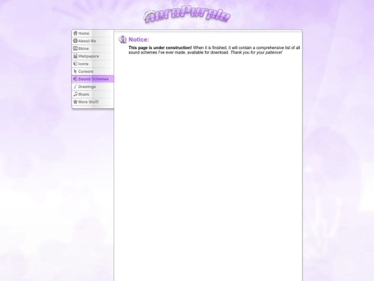 sounds screenshot