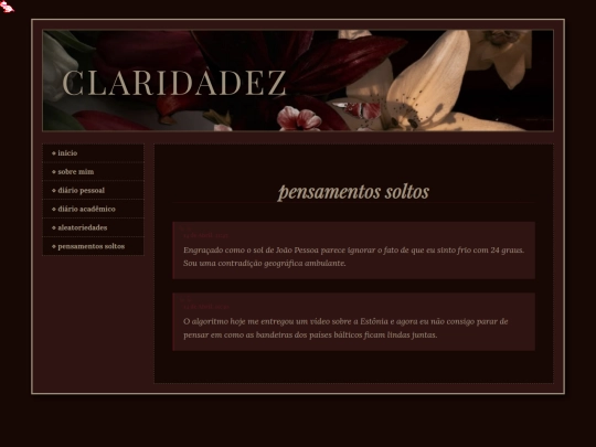 pensamentos screenshot