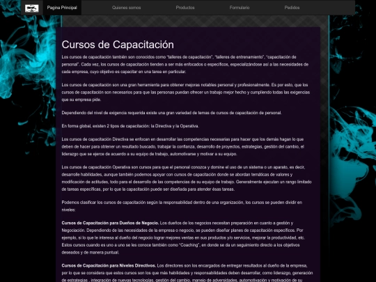 servidorweb/capacitacion screenshot