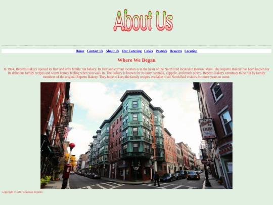 About Us screenshot