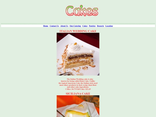 Cakes screenshot
